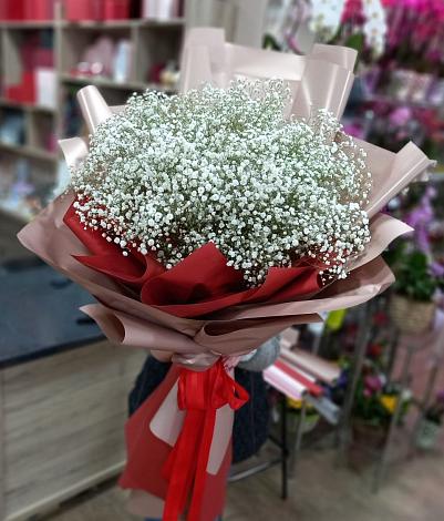Букет цветов из: Гипсофила в Обливской