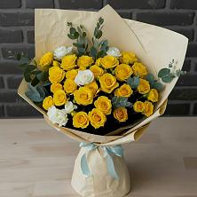 Букет цветов из:  Розы в Обливской