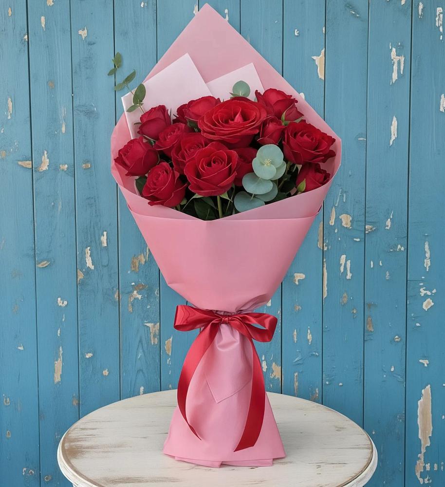 Букет цветов из: Розы в Обливской