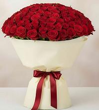 Букет 101 Красная роза Милано в Обливской