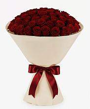 Букет 101 Бордовая роза Блэк Бакарра в Обливской