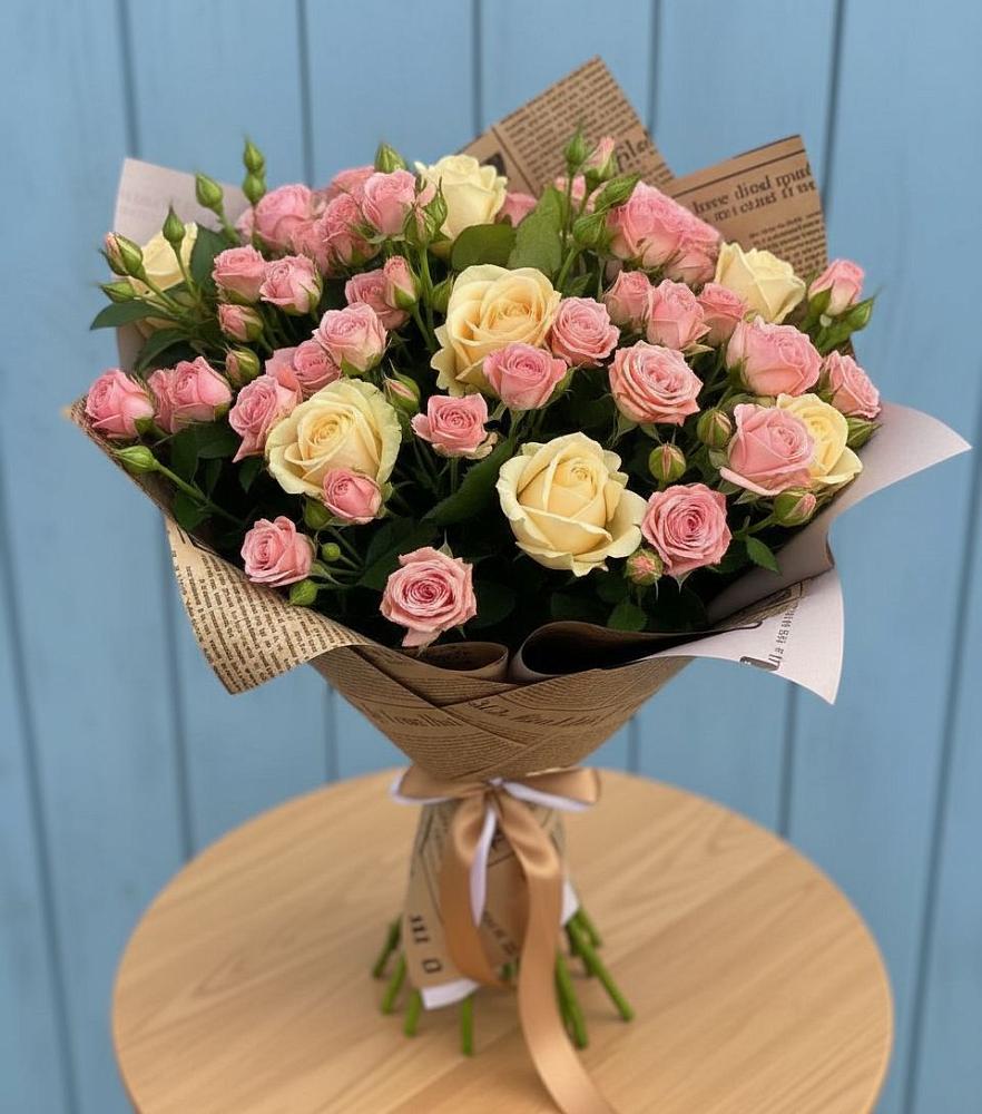 Букет цветов из: Розы в Обливской