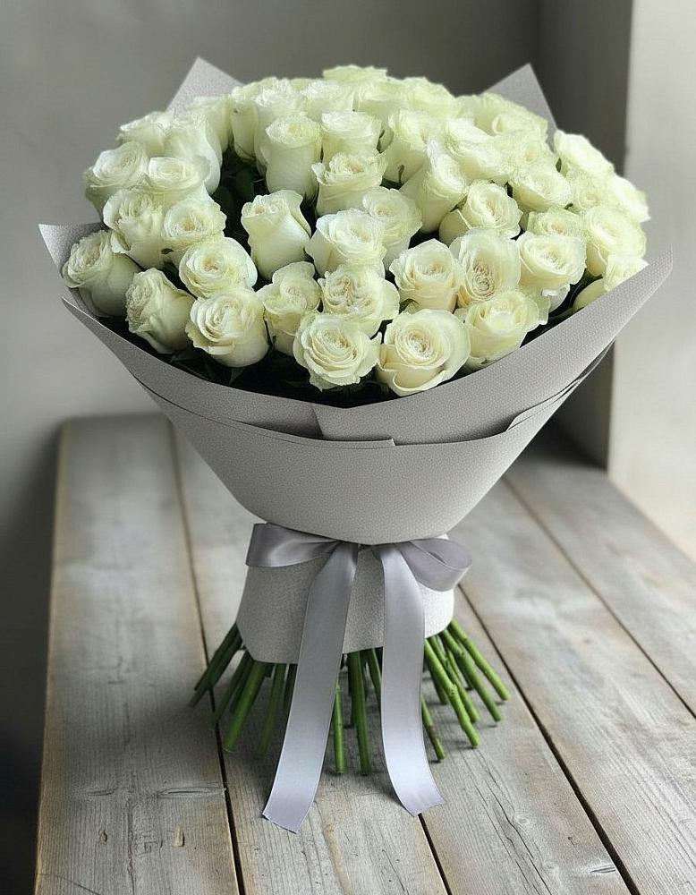 Букет 35 Белых роз в Обливской