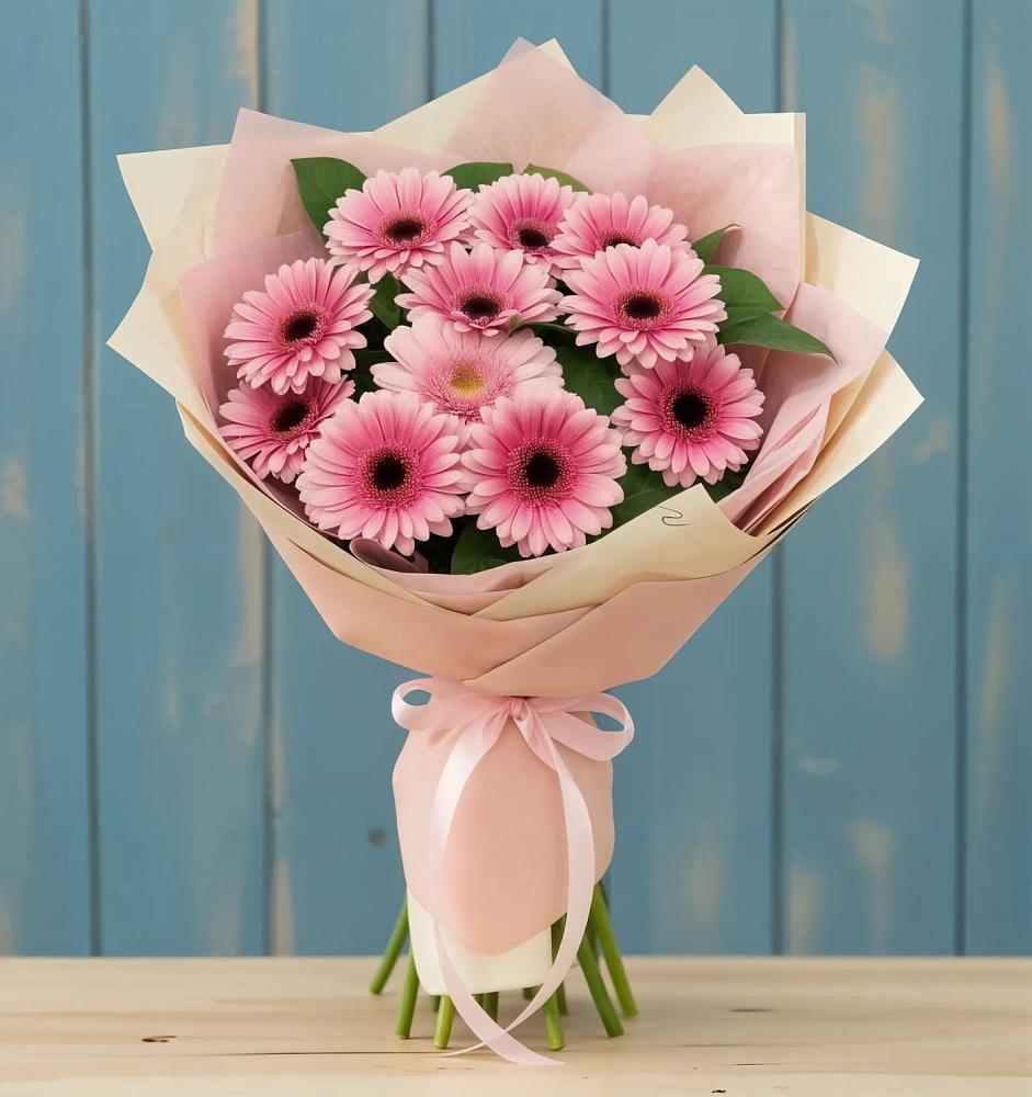 Букет цветов из: Герберы в Обливской