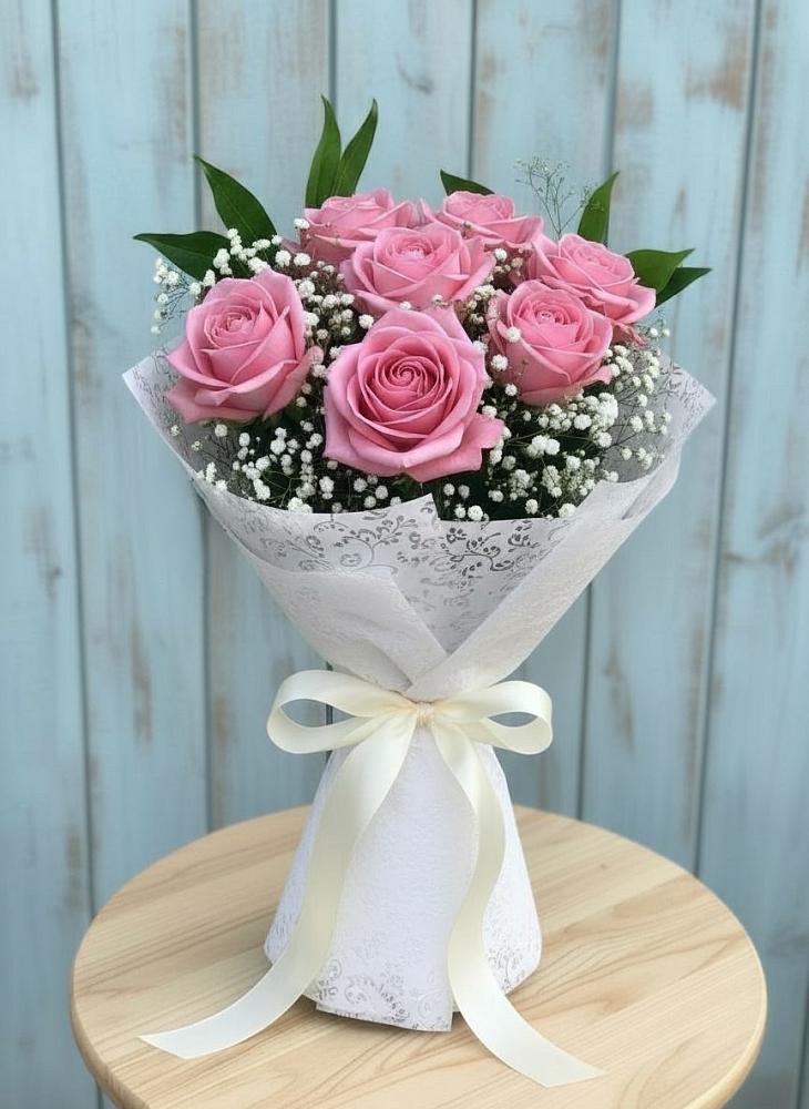 Букет цветов из: Розы в Обливской