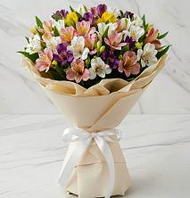 Букет цветов из:  Альстромерии в Обливской