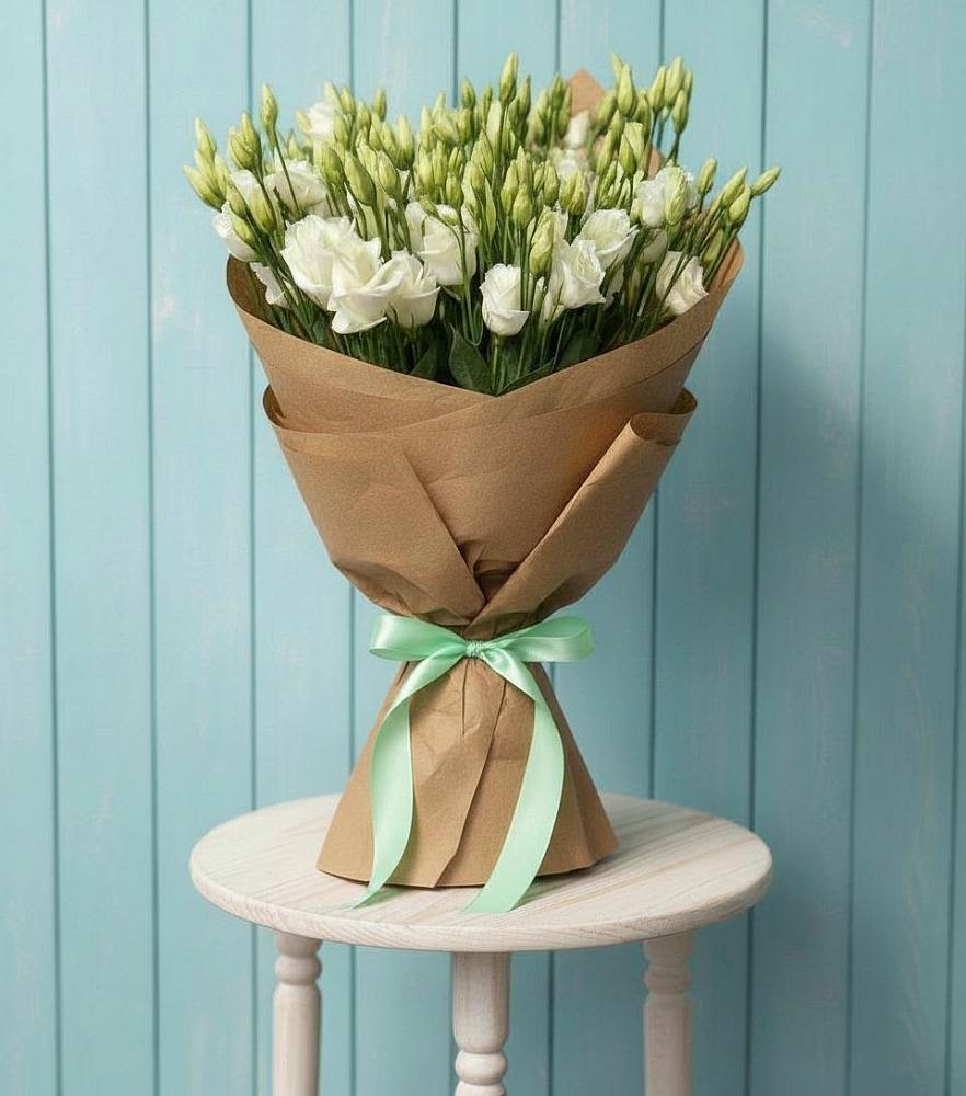 Букет цветов из: Лизиантусы в Обливской