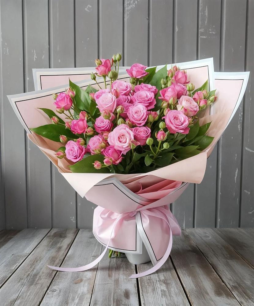 Букет Розовый кустик в Обливской