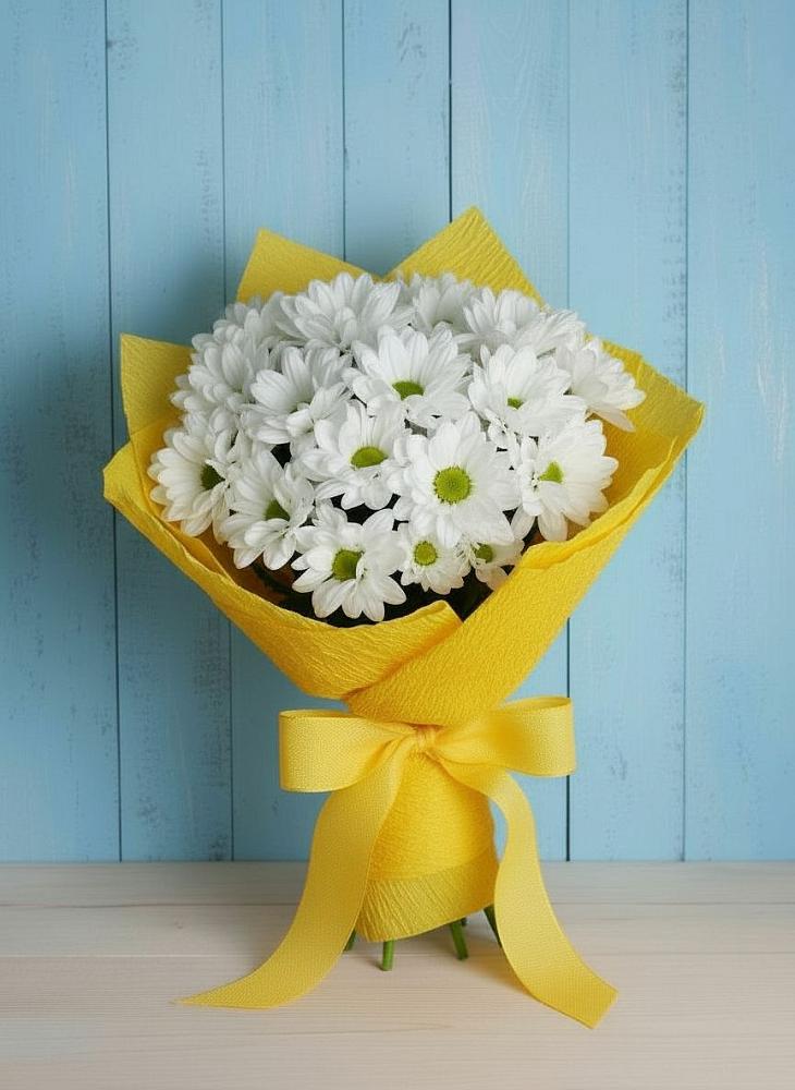 Букет цветов из: Хризантемы в Обливской