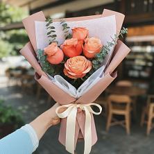 Букет цветов из:  Розы в Обливской