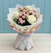Букет цветов из:  Розы в Обливской