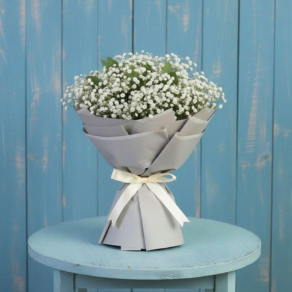 Букет цветов из: Гипсофила в Обливской