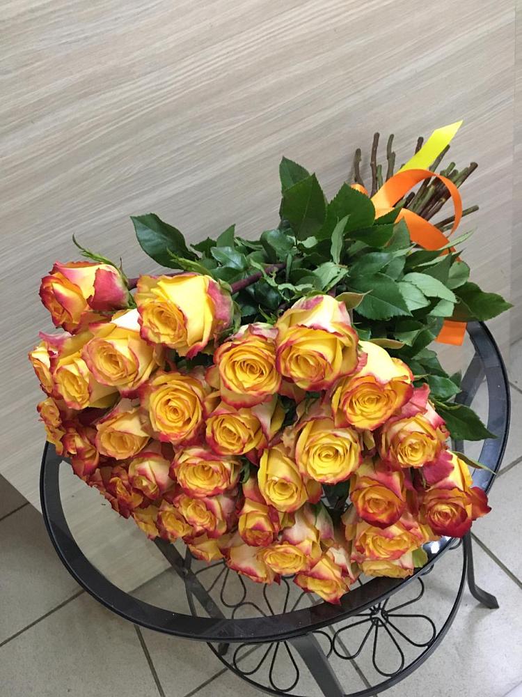 Букет Желтые розы в Обливской