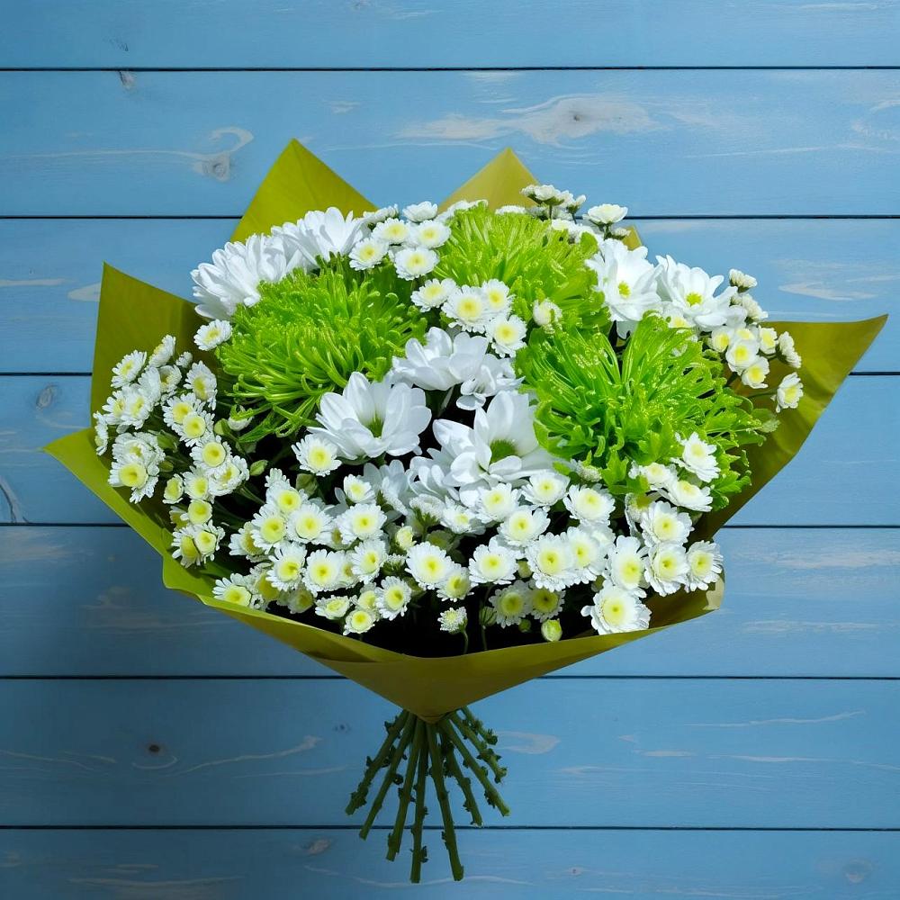 Букет цветов из: Хризантемы в Обливской