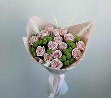 Букет цветов из:  Розы и Хризантемы в Обливской