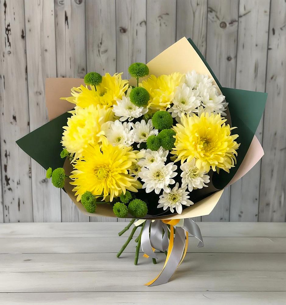 Букет цветов из: Хризантемы в Обливской