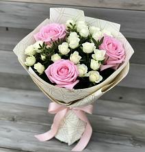 Букет цветов из:  Розы в Обливской