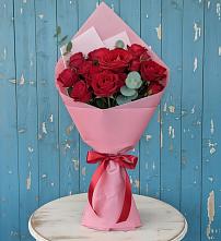 Букет цветов из:  Розы в Обливской