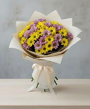 Букет цветов из:  Хризантемы #REPLACE_PRED# Обливской