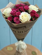 Букет цветов из:  Розы в Обливской
