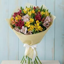 Букет цветов из:  Альстромерии в Обливской