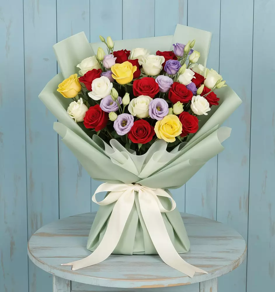 Букет цветов из: Розы в Обливской