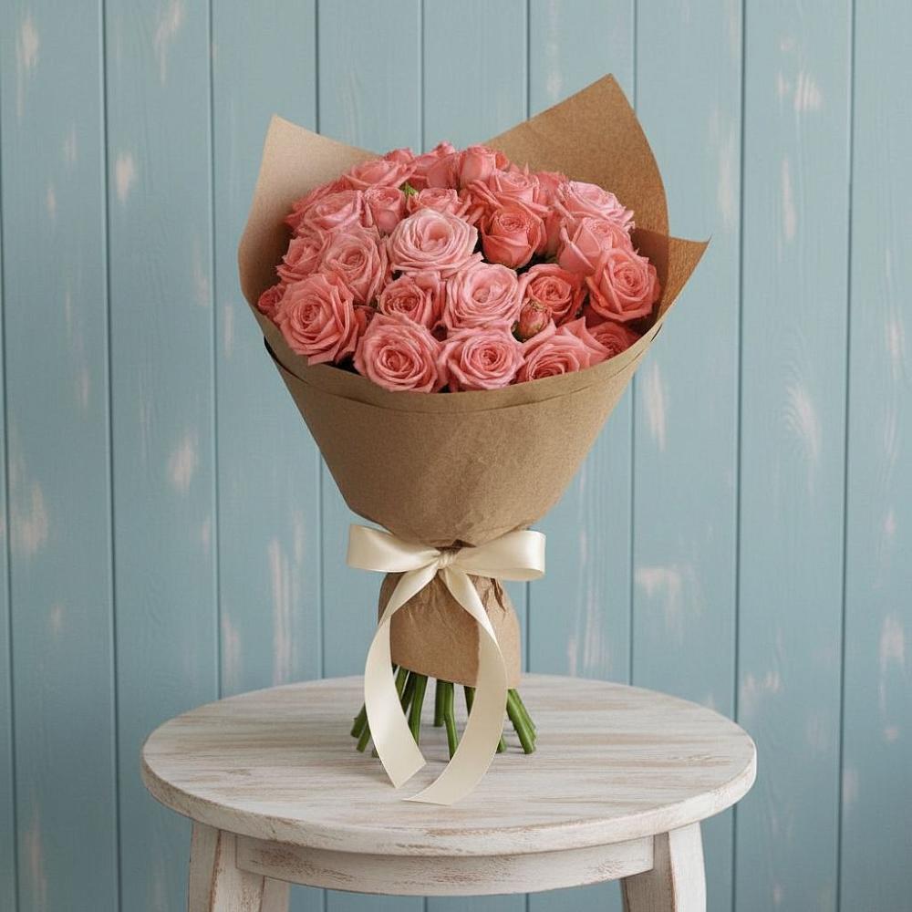 Букет цветов из: Розы в Обливской