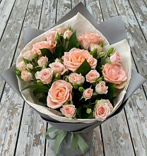Букет цветов из:  Розы в Обливской
