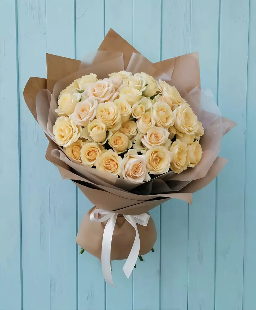 Букет Кремовое облако в Обливской