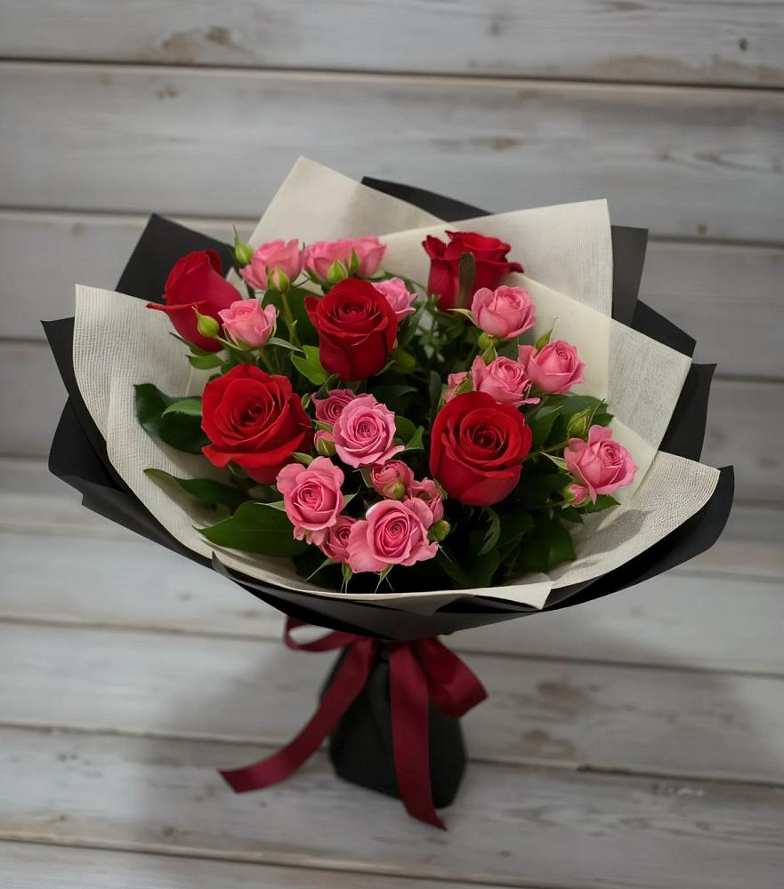 Букет цветов из: Розы в Обливской