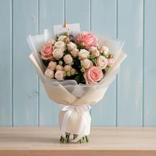 Букет цветов из:  Розы в Обливской